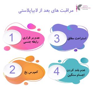 مراقبت های بعد از لابیاپلاستی - دکتر سرور ایوبی در اهواز